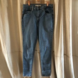 Mile high super skinny light wash Levi’s